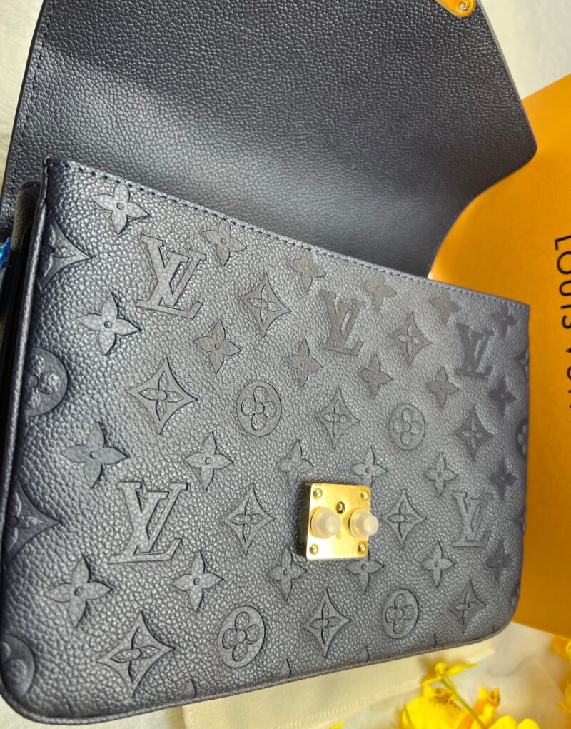 [True-to-ORIGINAL] Louis Vuitton Pochette Métis Navy Blue For Women 25cm/9.8in - M47142