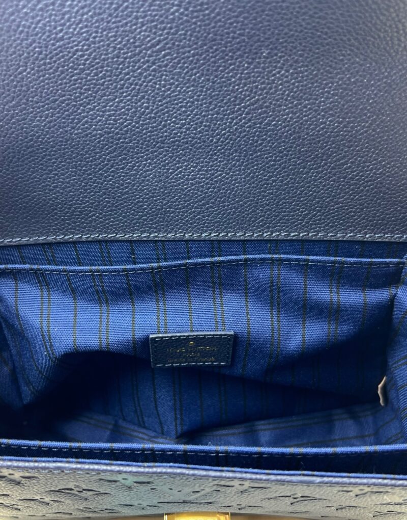 [True-to-ORIGINAL] Louis Vuitton Pochette Métis Navy Blue For Women 25cm/9.8in - M47142