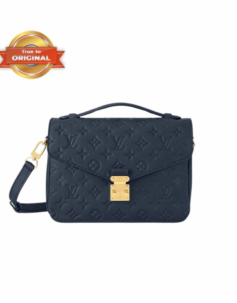 [True-to-ORIGINAL] Louis Vuitton Pochette Métis Navy Blue For Women 25cm/9.8in - M47142