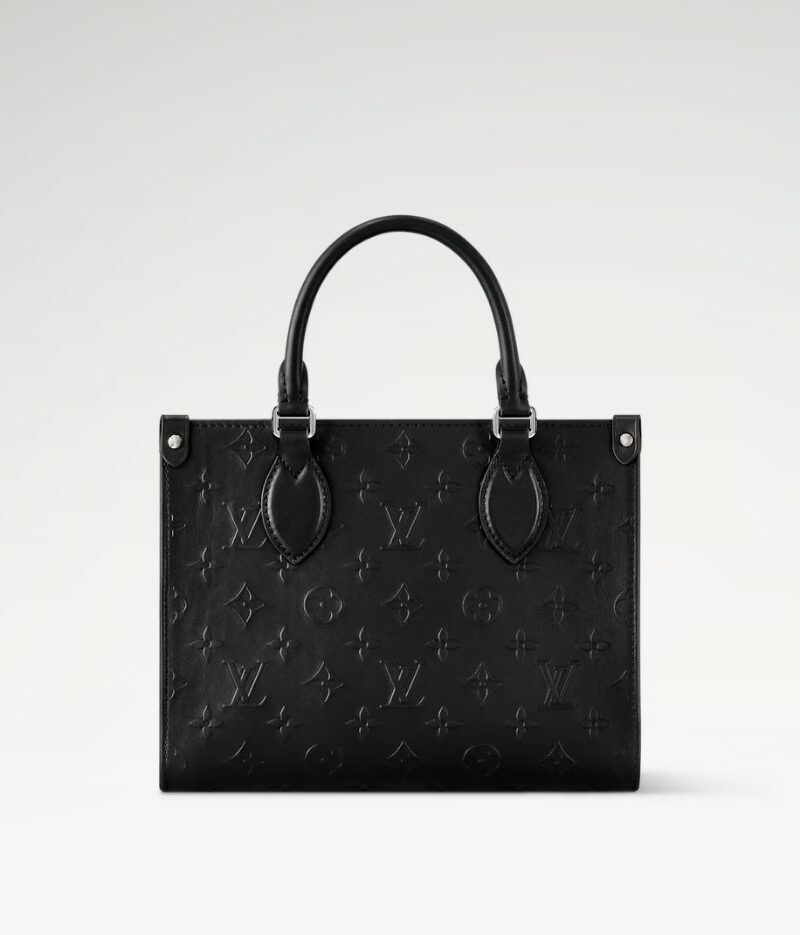 Louis Vuitton OnTheGo PM Handbag Black For Women 9.8in/25cm M14576