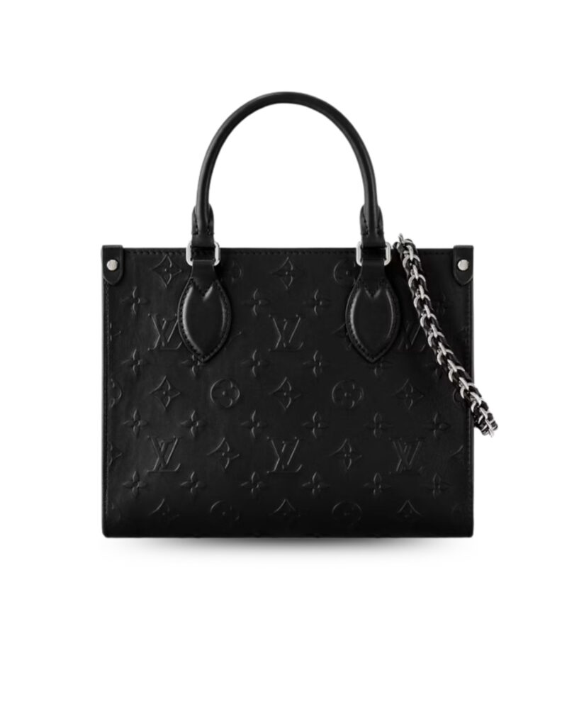 Louis Vuitton OnTheGo PM Handbag Black For Women 9.8in/25cm M14576