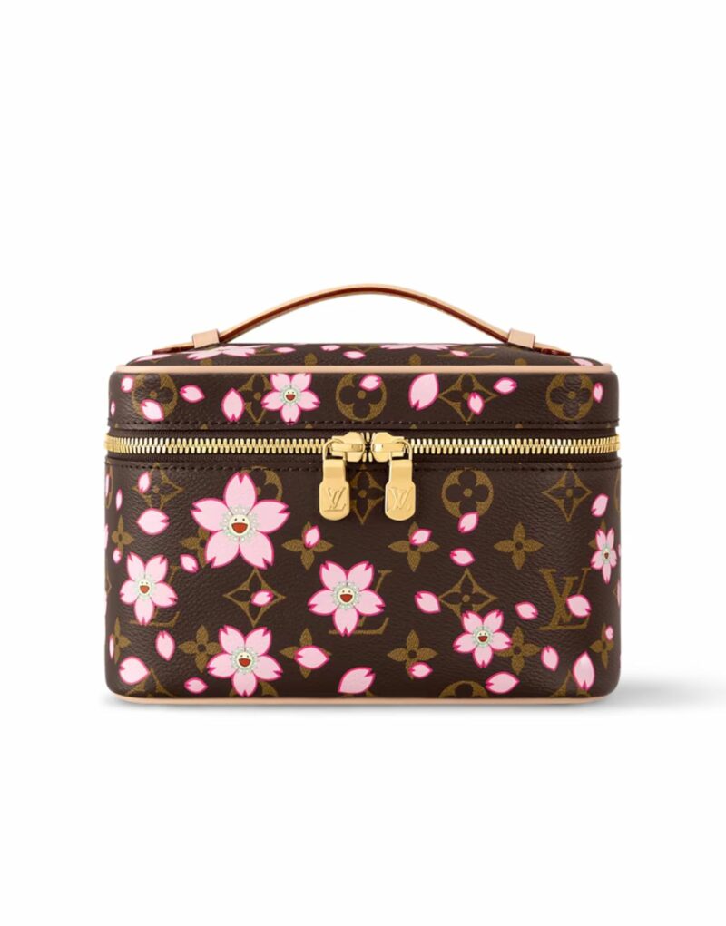 Louis Vuitton LV x Murakami Nice Mini Sakura Brown For Women 20cm/7.9in - M14181