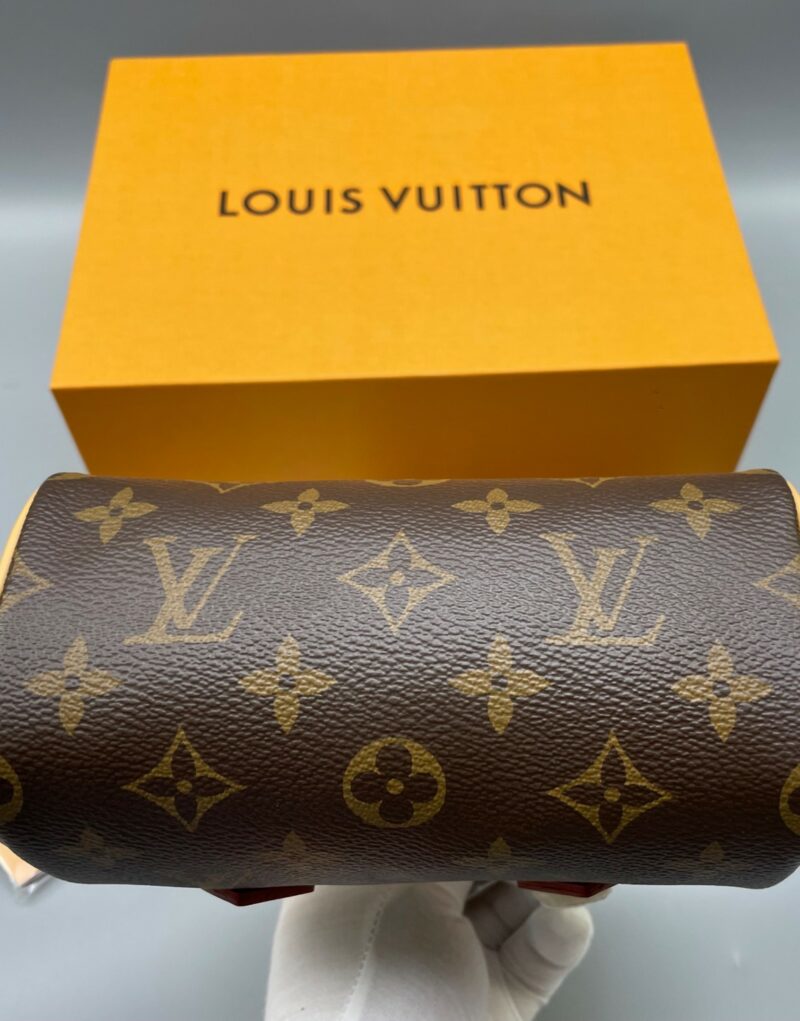[True-to-ORIGINAL] Louis Vuitton Nano Speedy Monogram Canvas Brown For Women 16cm/6.3in M81085