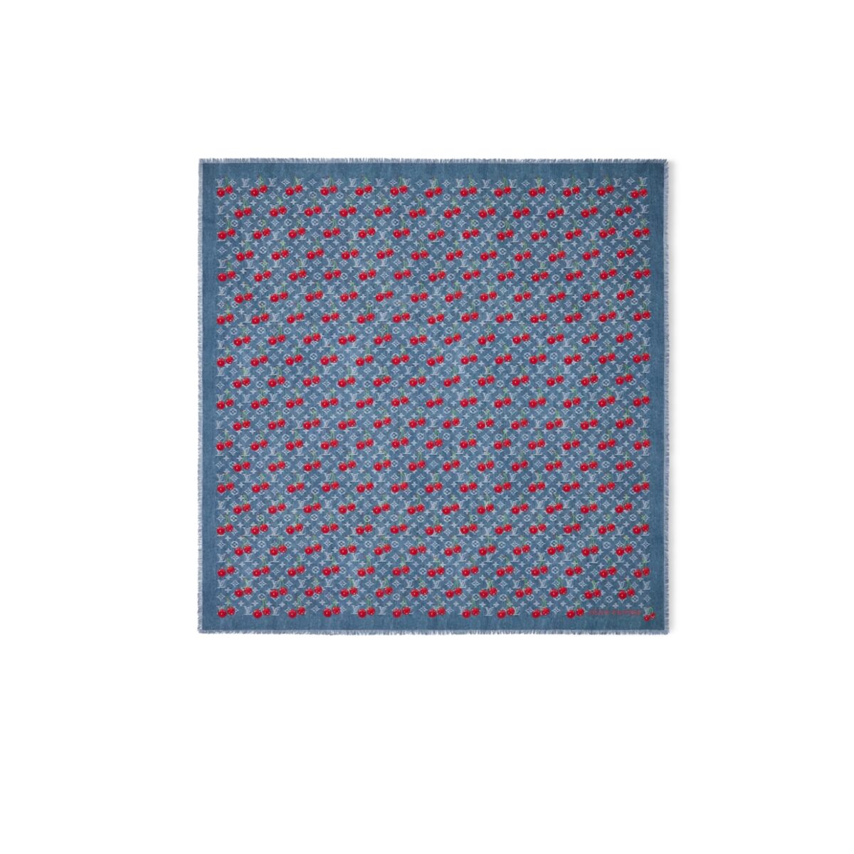 Louis Vuitton LV x TM Denim Cerise Shawl