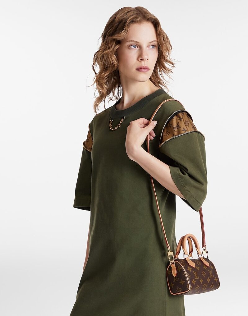 [True-to-ORIGINAL] Louis Vuitton Nano Speedy Monogram Canvas Brown For Women 16cm/6.3in M81085