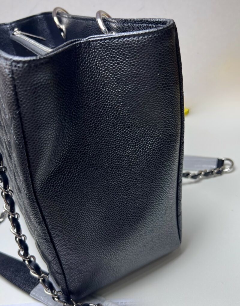 Chanel Classic Tote Bag Silver Hardware Black For Women 13.3in/34cm